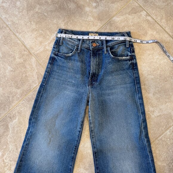 Mother The Hustler Roller Ankle Wide Leg Jeans - Picture 4 of 13